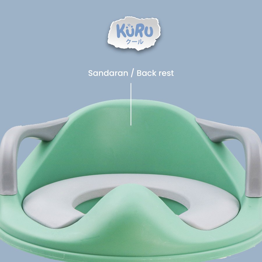 Kuru Potty Seat Handle / Ring Closet / Alas PU Duduk Toilet Anak-alas duduk toilet anak