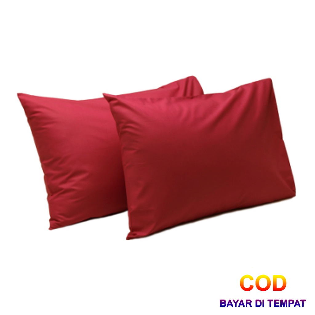 ✅COD Sarung Bantal Polos Embos 45x65 Cushion Pillow Kain Katun Perlengkapan Dekor Dekorasi Kamar Tempat Tidur Rumah