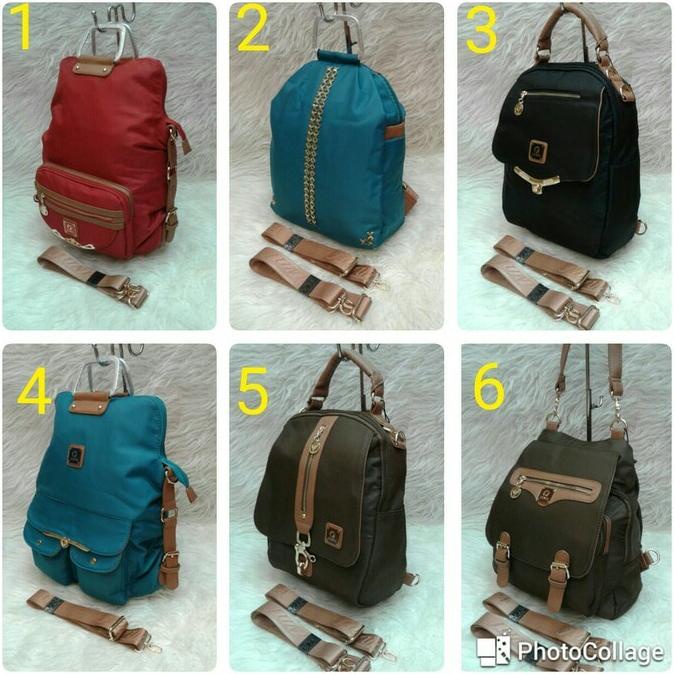 Tas ransel wanita junfa parasut new