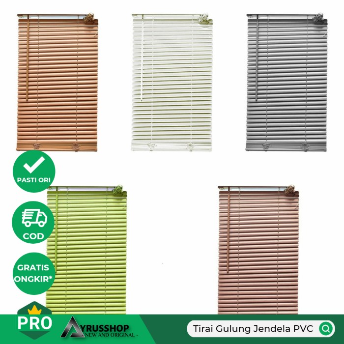 Levy Tirai Gulung Jendela Pvc/Venetian Blinds/Krey Jendela/Best Quality