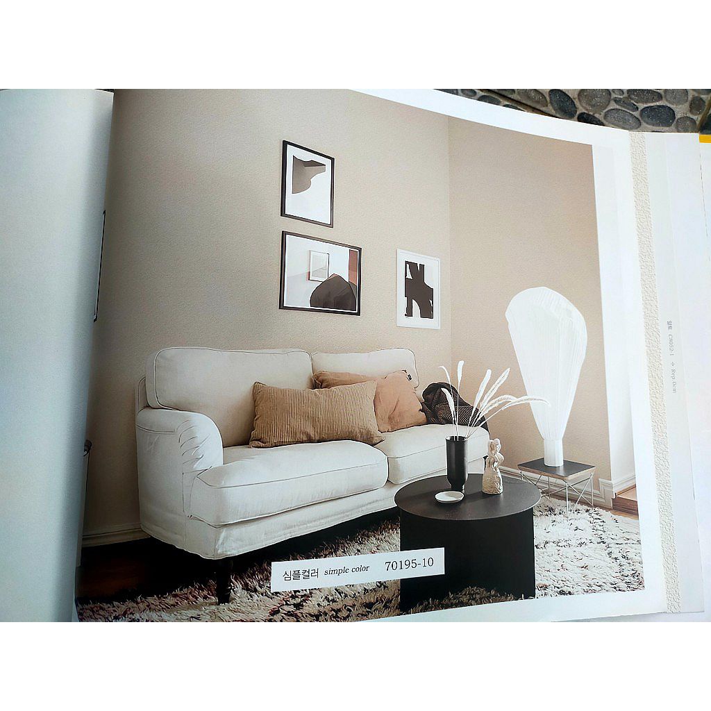 Wallpaper Dinding Korea Polos Premium