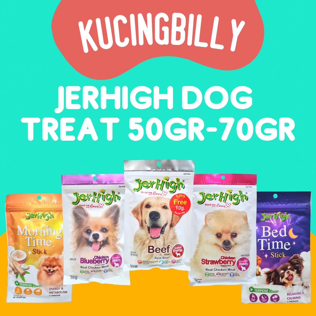 Jerhigh 50gr &amp; 70gr Snack anjing