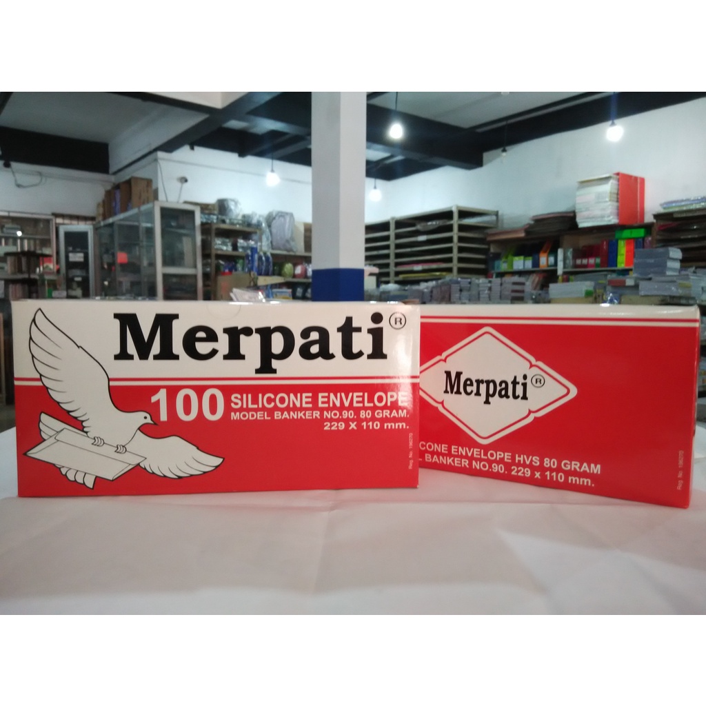 

Amplop Merpati putih kabinet no. 90
