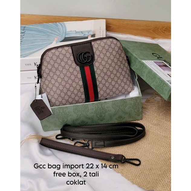 *Gcc Bag Import | Tas selempang GUCCI import | Tas slot kartu | Tas hp