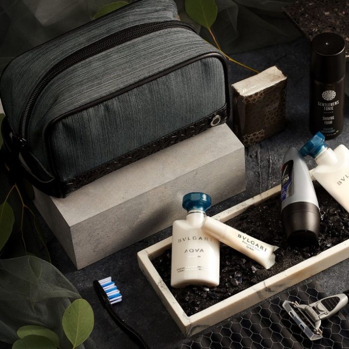 Terlaris Amenity Kit Man Bvlgari From First Class Emirates Airlines