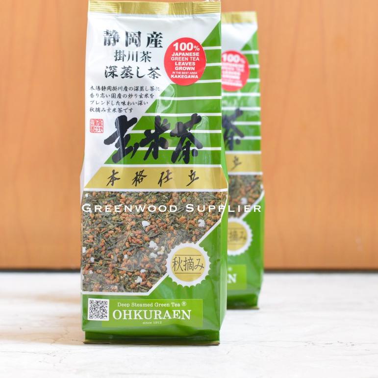 ▼ Ohkuraen Autumn Harvest Genmaicha - 200G [JAPAN ORIGINAL TEA] ✴