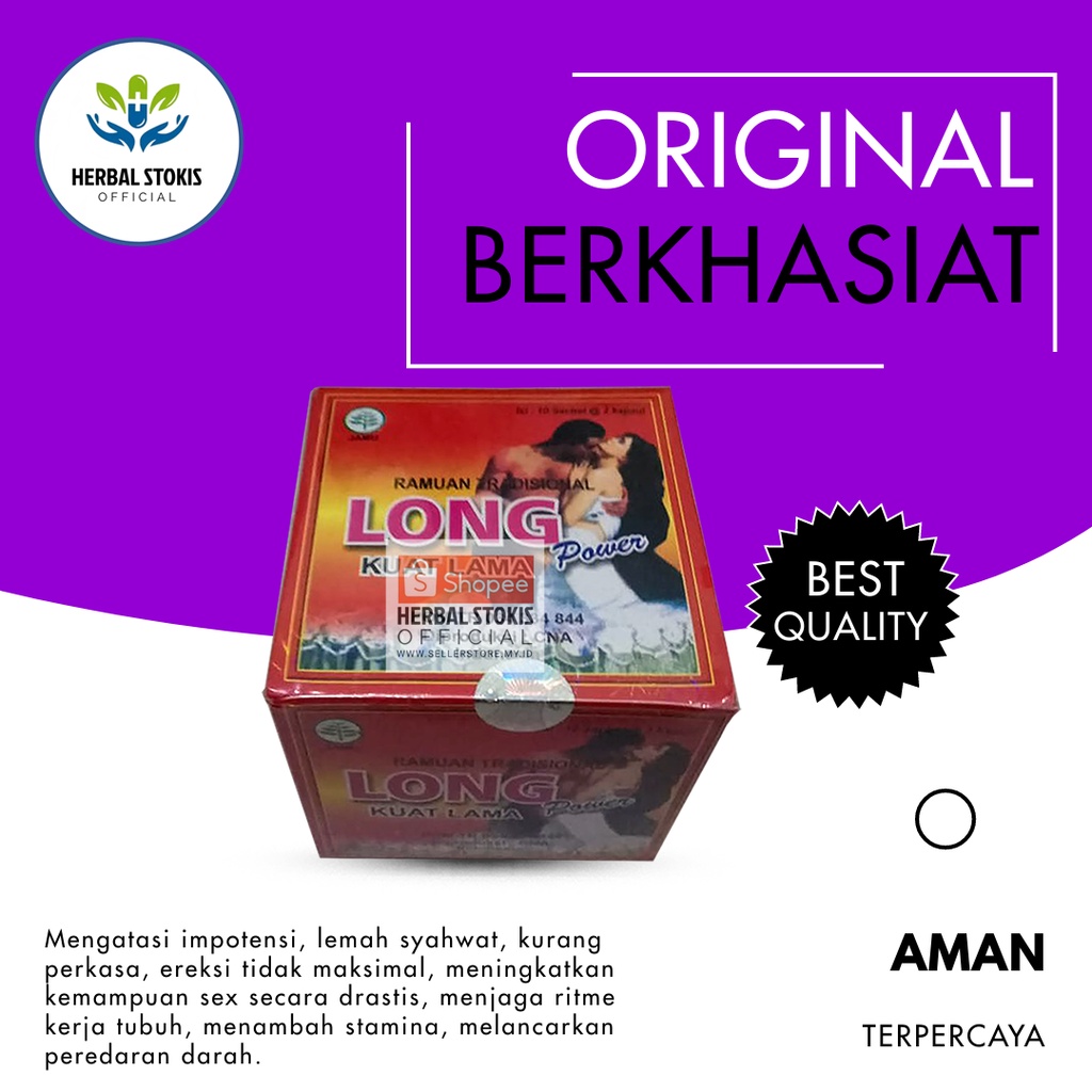 Suplemen Herbal KapsulLong Power Asli Original Obat (Kuat) Stamina Kesehatan Pria Dewasa