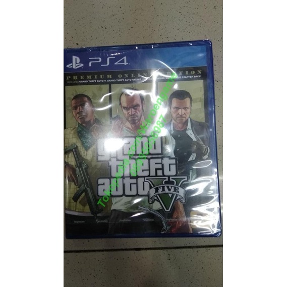 PS4 GTA V Grand Theft Auto V Premium Online Edition (R3 / PS 4 Game) hen06