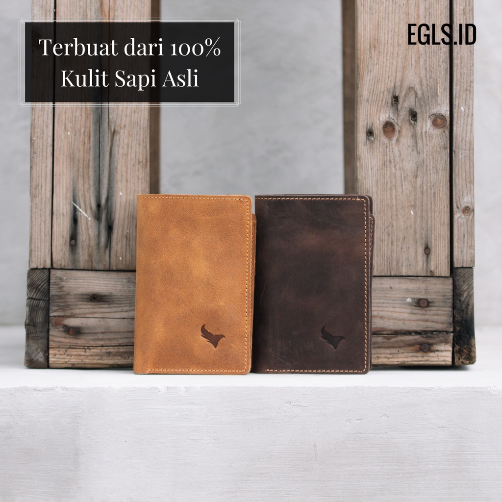 Dompet Pendek Pria 100% Kulit Sapi Asli Murah Kekinian Fashion Cowok - VASTO WALLET BY CROWN LEATHER