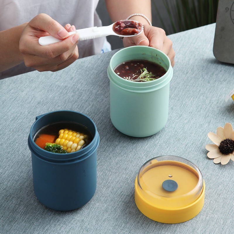 Cangkir Gelas Soup Portable BPA Free