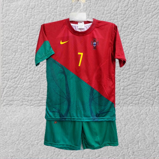 stelan baju bola jersey portugal/baju bola jersey anak printing portugal 5-12th