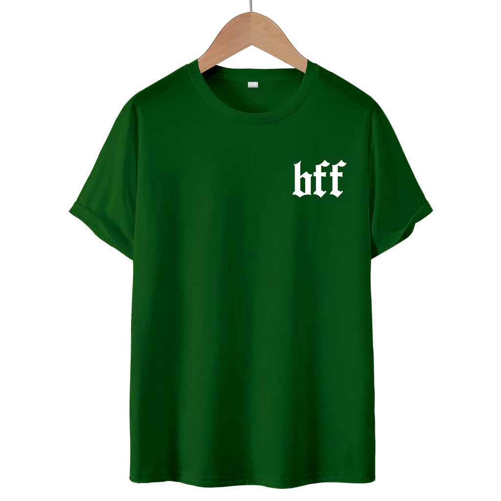 KAOS T-SHIRT LOGO BFF / KAOS DISTRO WANITA.