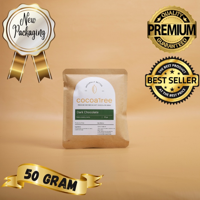 

Coca1ree Healthy Premium Hot Chocolate Mix Dark Chocolate 50 Gram