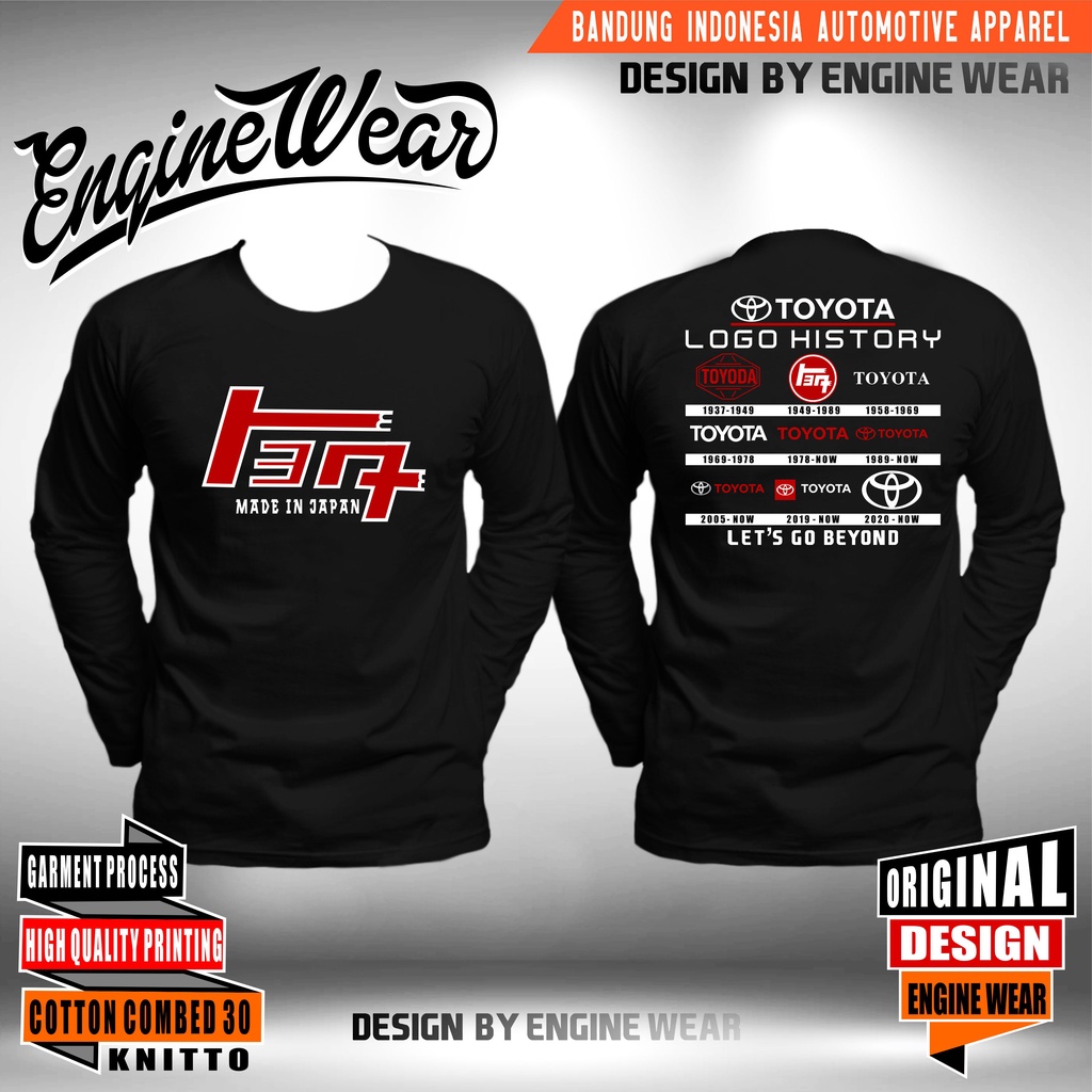 Kaos Toyota logo innova avanza yaris cayla corolla camry fortuner alphard starlet kijang rush raize 