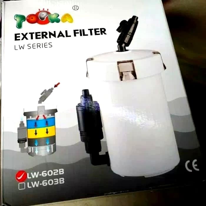 TOPKA LW-602B CANISTER FILTER AQUARIUM AQUASCAPE