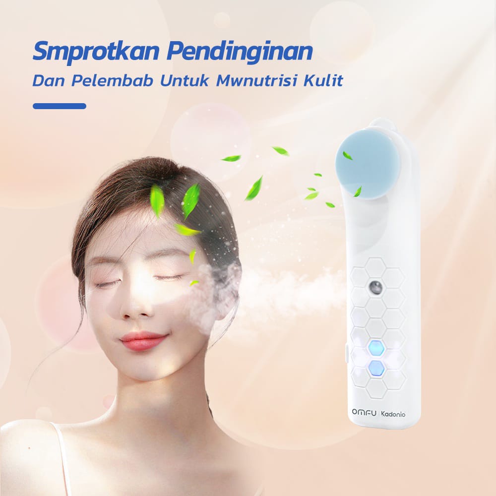 KIPAS ANGIN MINI USB GENGGAM + NANO SPRAY GEMOY DAN MILLENIAL KIPAS ANGIN USB GENGGAM