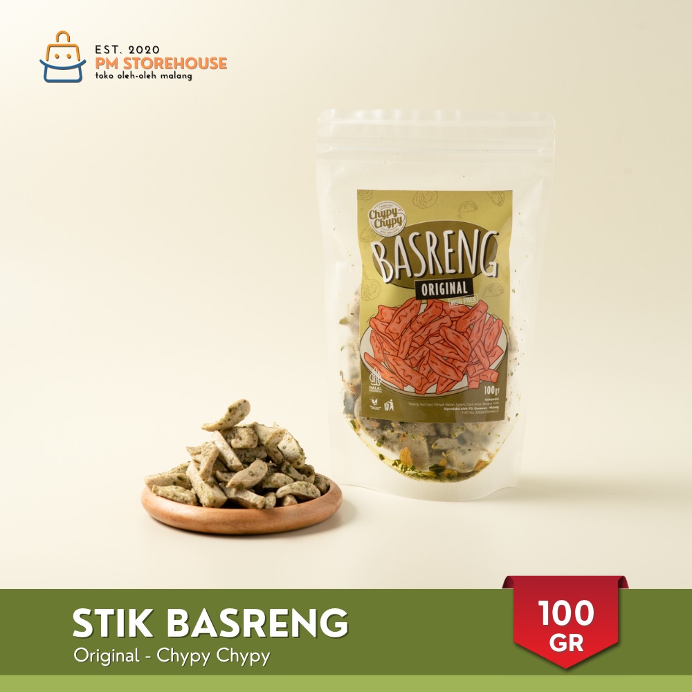 Basreng Daun Jeruk Original Renyah Chypy - Kemasan Pouch