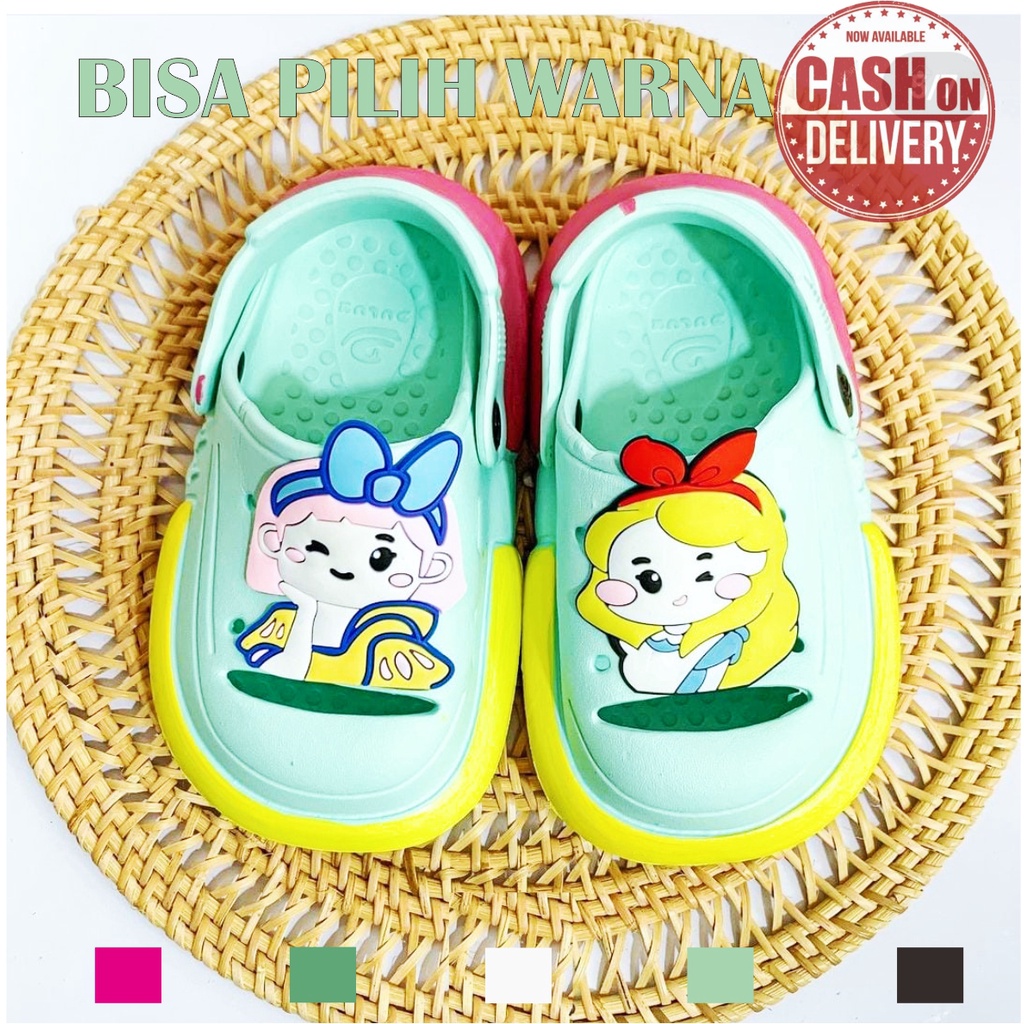 SEPATU SLIP ON BAIM ANAK PEREMPUAN CANTIK MOTIF LOL