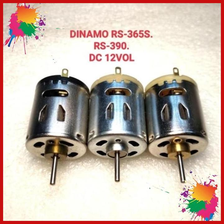 DINAMO MOTOR DC 12V RS 365/ RS 390 MOTOR DINAMO DC 12V [ERV]