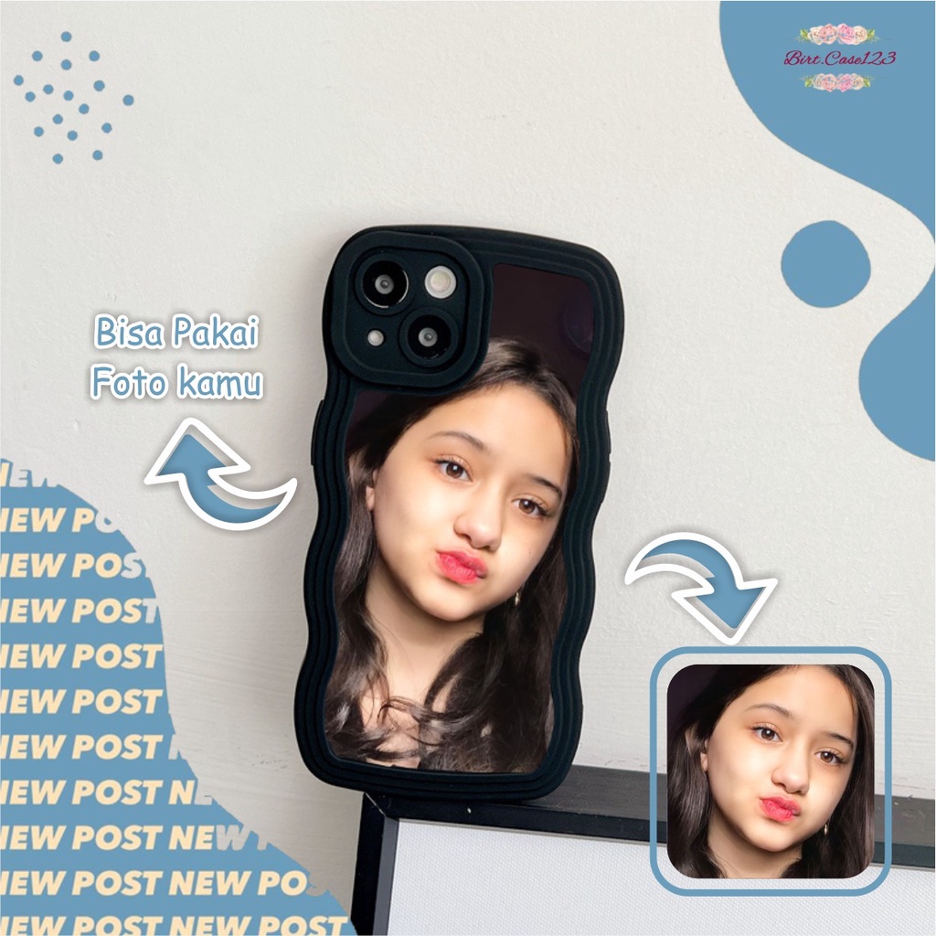 CUSTOM SOFTCASE SILIKON GELOMBANG WAVY CUSTOM REQUEST GAMBAR FOTO FOR OPPO A3S A15 A15S A16 A1K A5S A7 A31 A53 A96 F1S A9 A5 2020 A52 A37 A76 A36 A96 BC7233