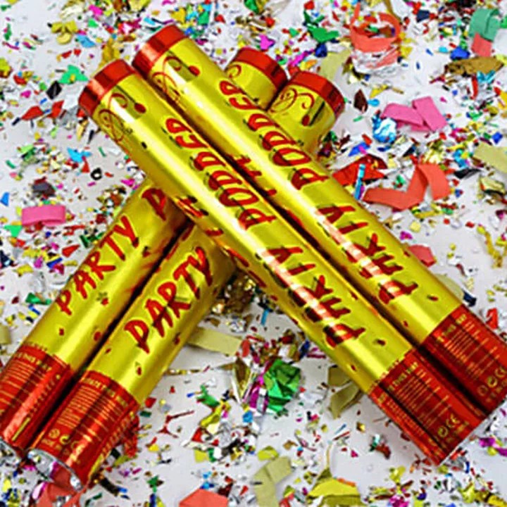 Party Popper / Confetti Party / Semburan Kertas Warna Warni / Party Popper Confetti Ukuran 30Cm, 40Cm, 50Cm / Spray Cannon