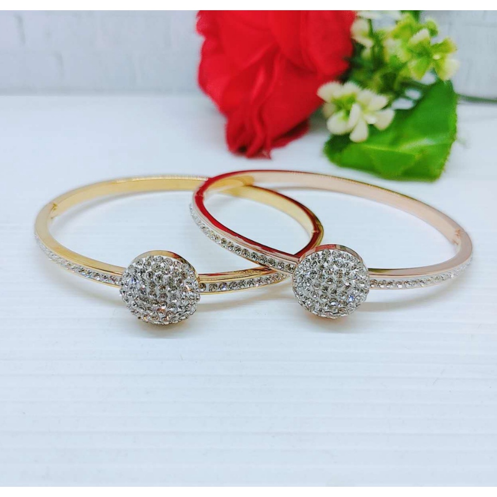 Gelang Titanium Mata Full Perhiasan Wanita Jewelery 1340