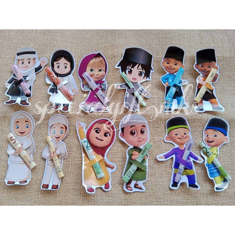 

Amplop Lebaran, Amplop THR, Amplop peluk kartun