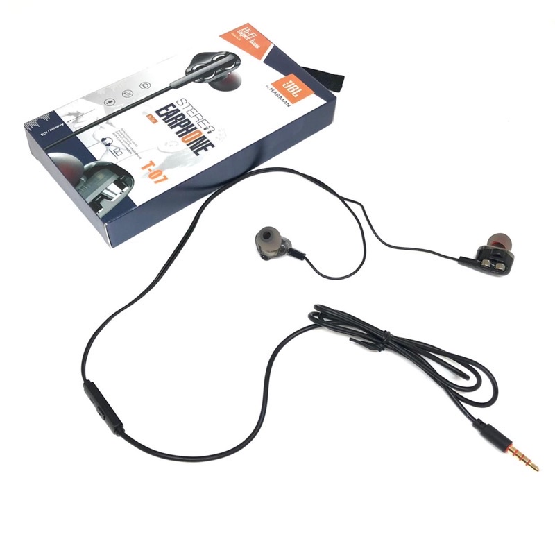 HANDSFREE EARPHONE PUREBASS T07 STEREO EXTRABASS BY SMOLL