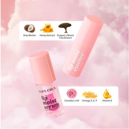 * NCC * Implora Lip Moist Essence Serum LipSerum Moisturizer And Tinted Pelembab Bibir