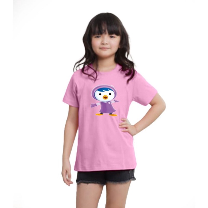 KAOS ANAK PEREMPUAN TEMAN PORORO 1-10 TAHUN