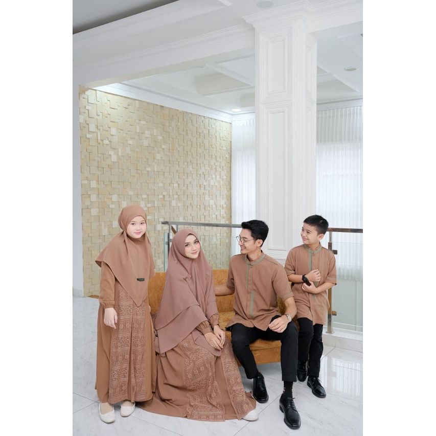 SARIMBIT MUMTAZ 1 BY MUMTAZ HIJAB KOKO DEWASA DAN ANAK ROSETWILL / ROSECREPE