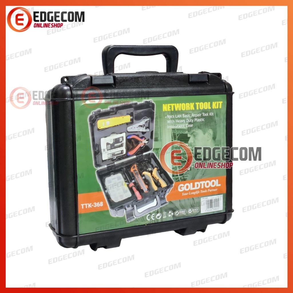 GOLDTOOL TTK-368 Lan Basic Repair Toolkit