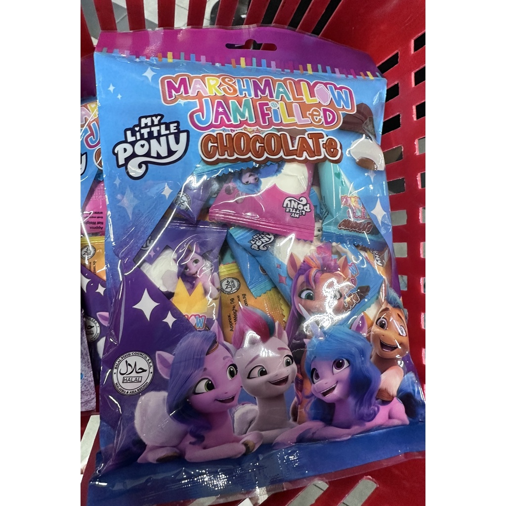 

MY LITTLE PONY JAM FILLED MARSHMALLOW/MAKANANAN RINGAN/MARSHMALLOW