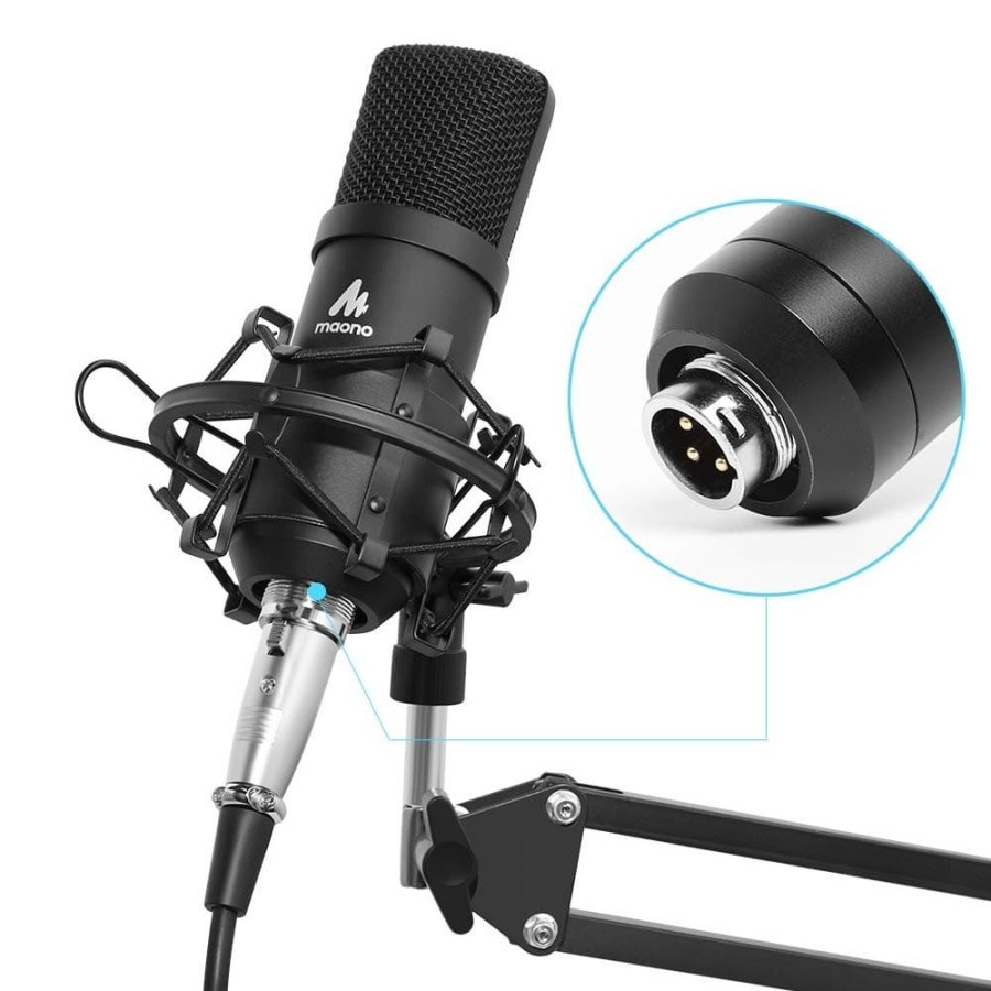 Maono AU-A03T XLR Condenser Podcasting Microphone Kit