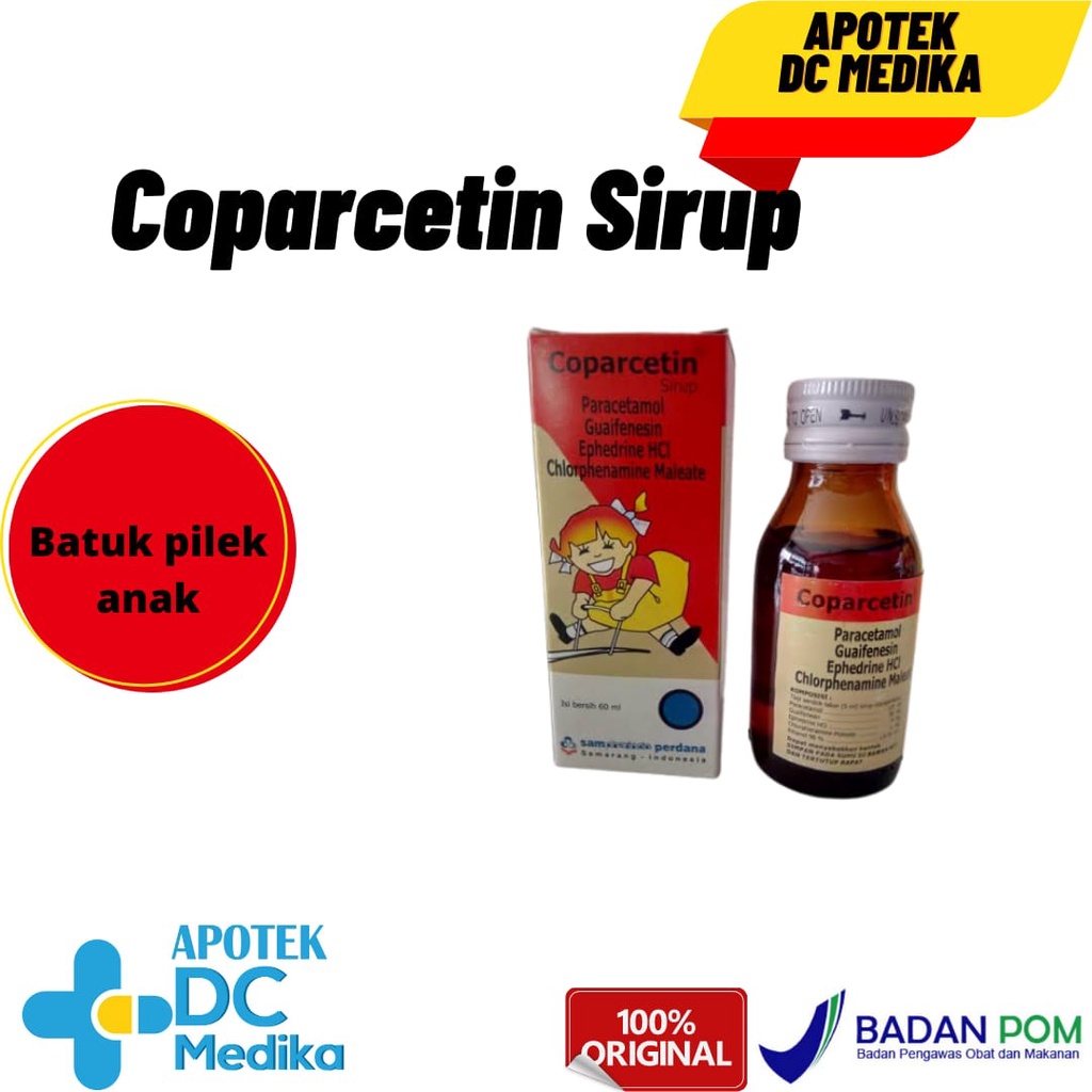 COPARCETIN 60ML/PILEK/BATU/NYERI/PUSING