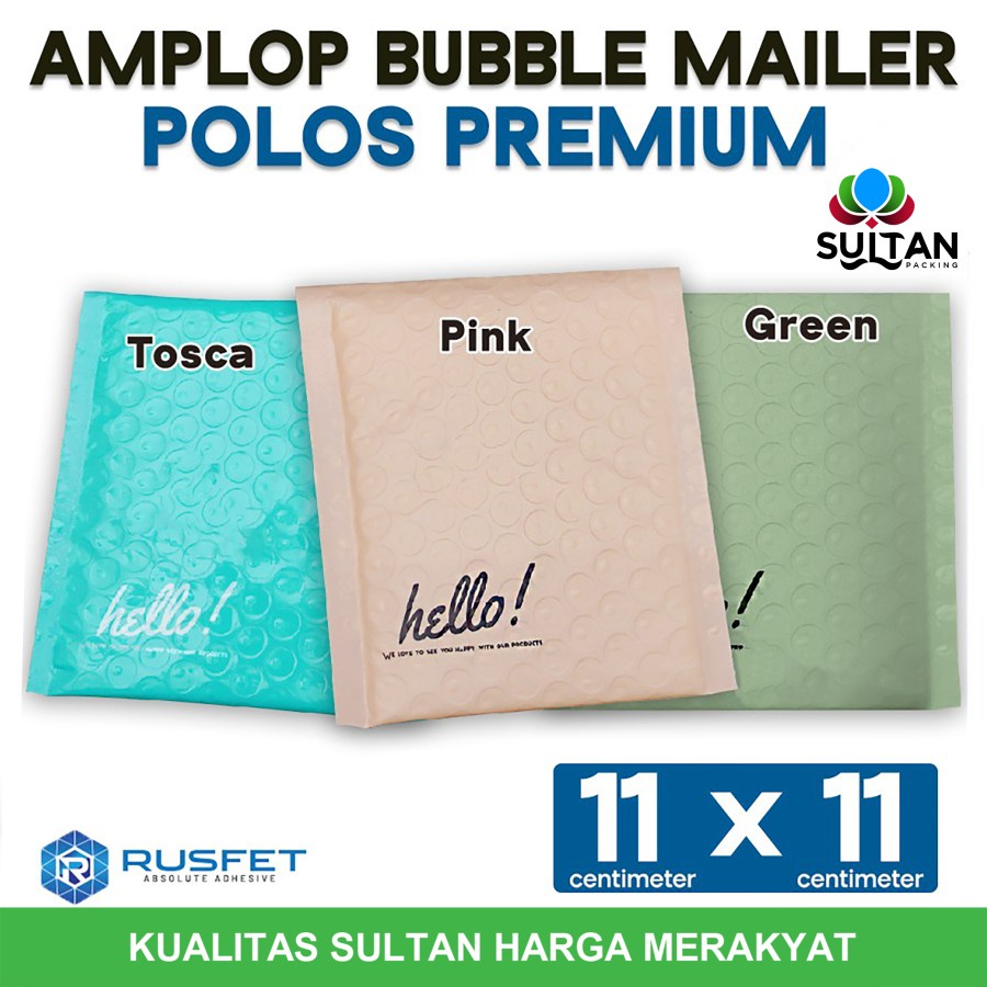

Amplop bubble mailer murah 11x11 cm bubble polybubble packing polos