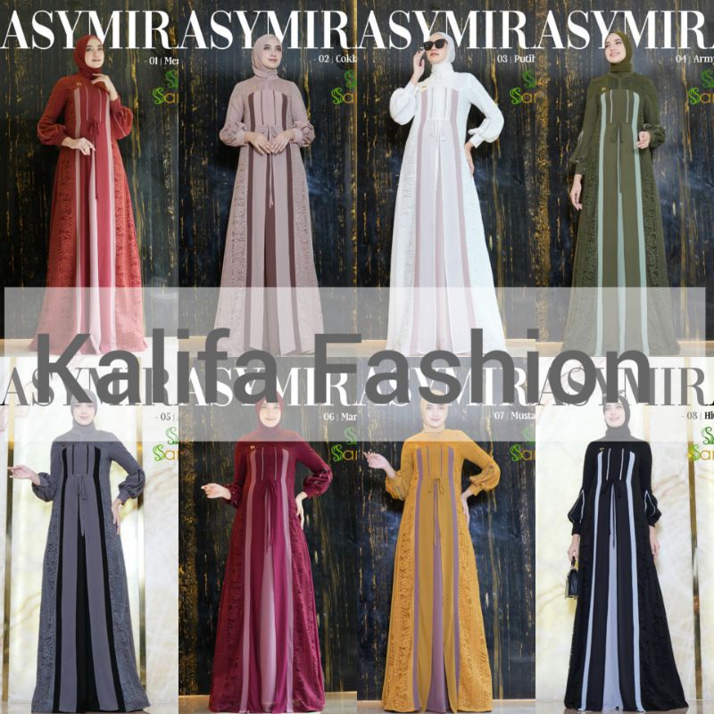 Dress Tasymira by Sanita Hijab / Gamis Set Syar'i / Gamis Pesta / Dress Muslimah  / Muslimah Branded