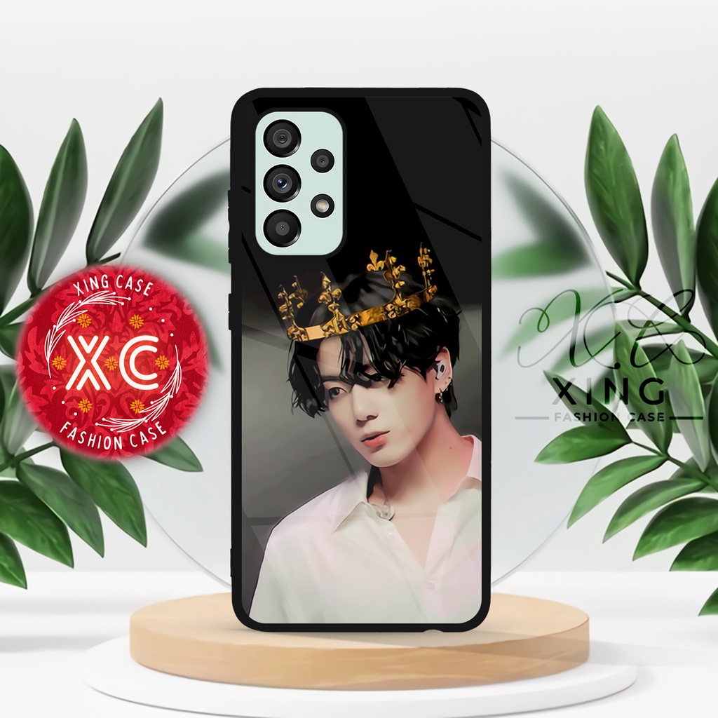 |KP03| XING CASE HP SAMSUNG A72 A52 A52S A13 M32 4G 5G GLOSSY KILAU EFEK KACA | REQUEST CASE HP CUST