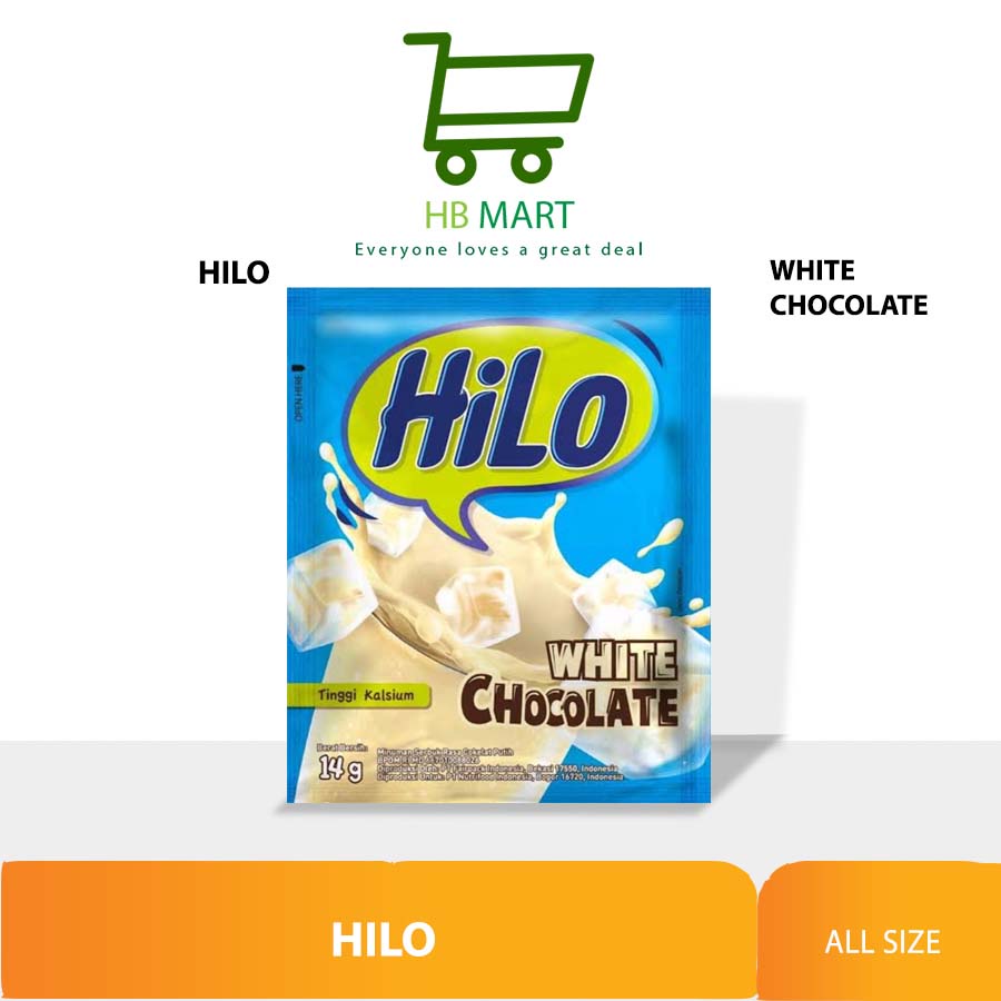 

Susu Hilo white chocolate Serenceng Isi 10 Sachet