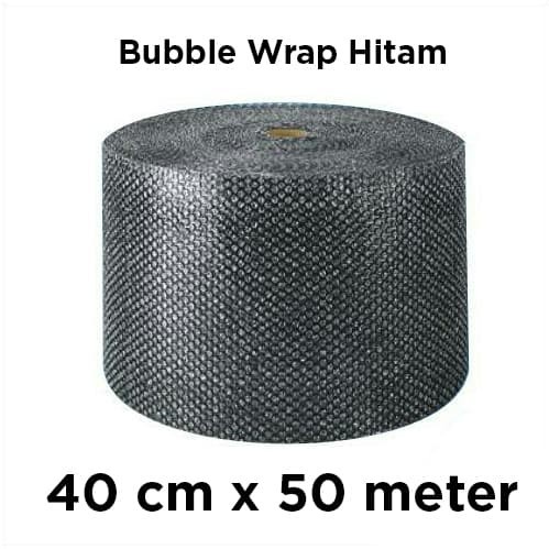 

[MEDAN] Bubble Wrap Hitam 40 cm x 50 meter - Plastik Pembungkus Barang