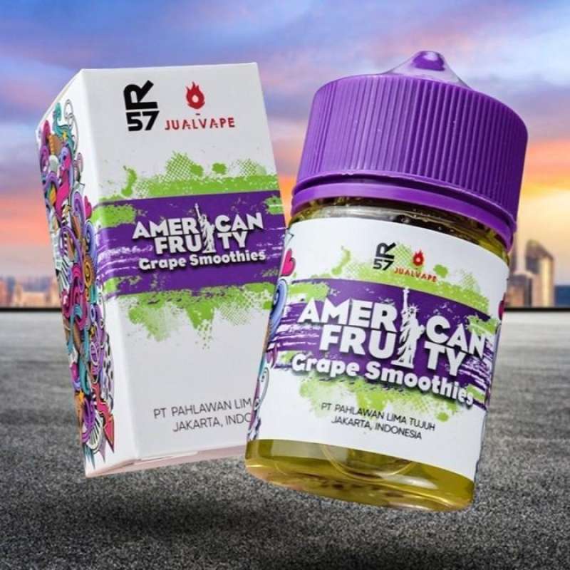 LIQUID AMERICAN FRUITY V3 GRAPE SMOOTHIES 60ML