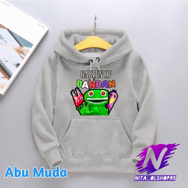 jaket sweater hoodie anak garten of banban