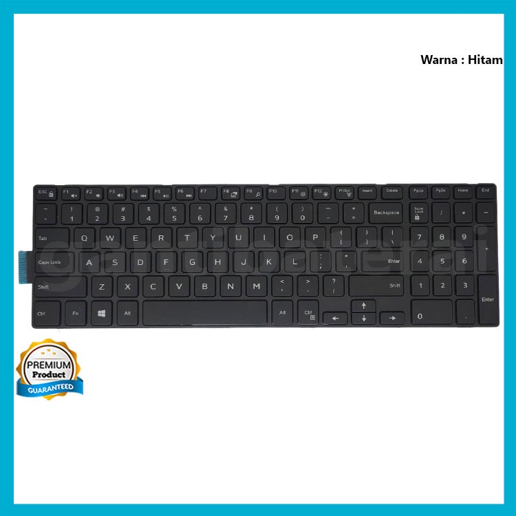 Keyboard De Inspir 15 3000 Series 3541 3542 Black