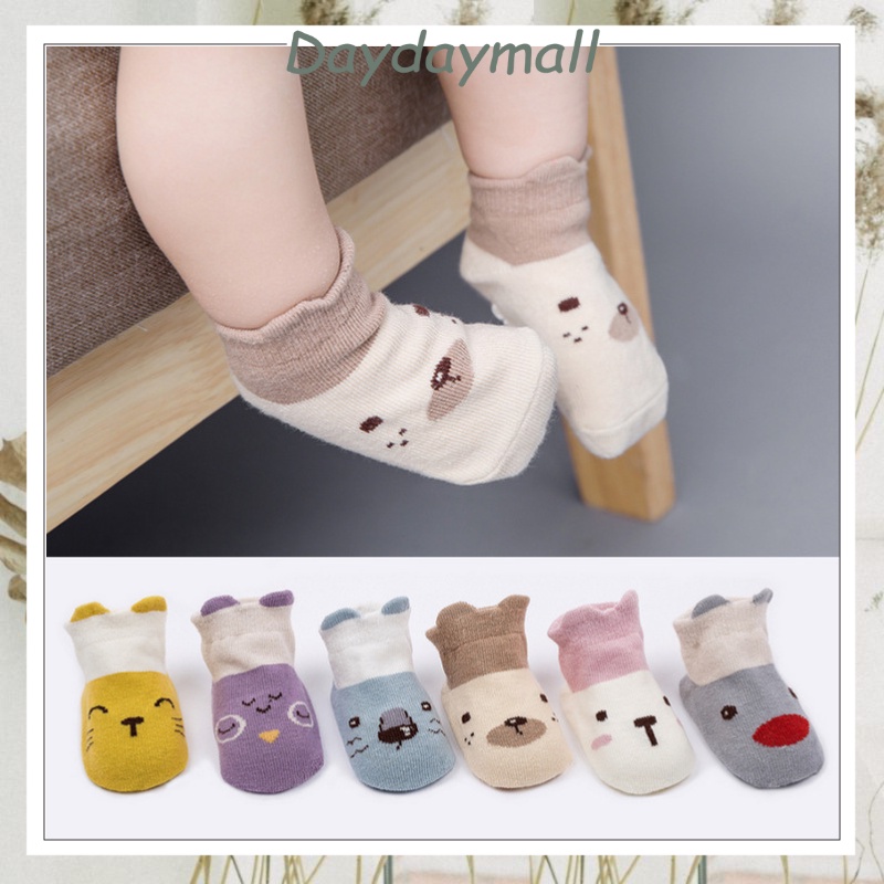 Kaos Kaki Anak Bayi Cute Animal 3d Anti Slip Sepatu Anak Baby Socks Kids BB04