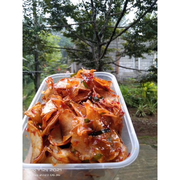 

KRIPIK SINGKONG_BALADO_PEDAS MANIS GURIH_KERIPIK VIRAL