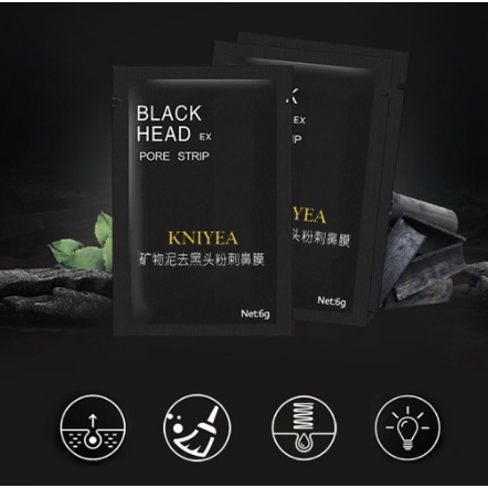 ACTIVATED CARBON BLACK MASK CHARCOAL MINI PACK MASKER KOMEDO DAN JERAWAT