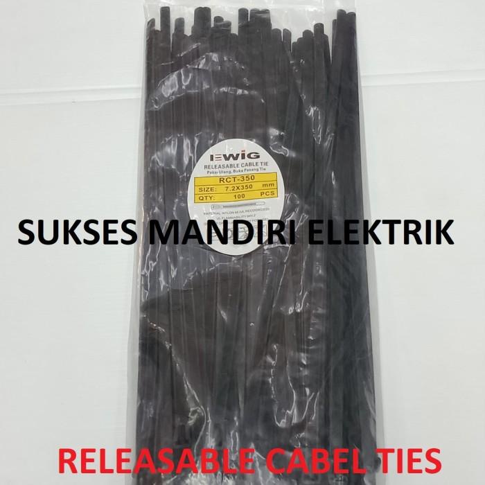 

Kabel Ties Releaseable 7.2X350Mm (35Cm)/ Kabel Ties Buka 35 Cm