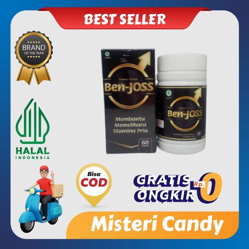 Kapsul Obat Herbal Stamina Pria Ben-Joss 60kpsl Kuat Tahan Lama Alami