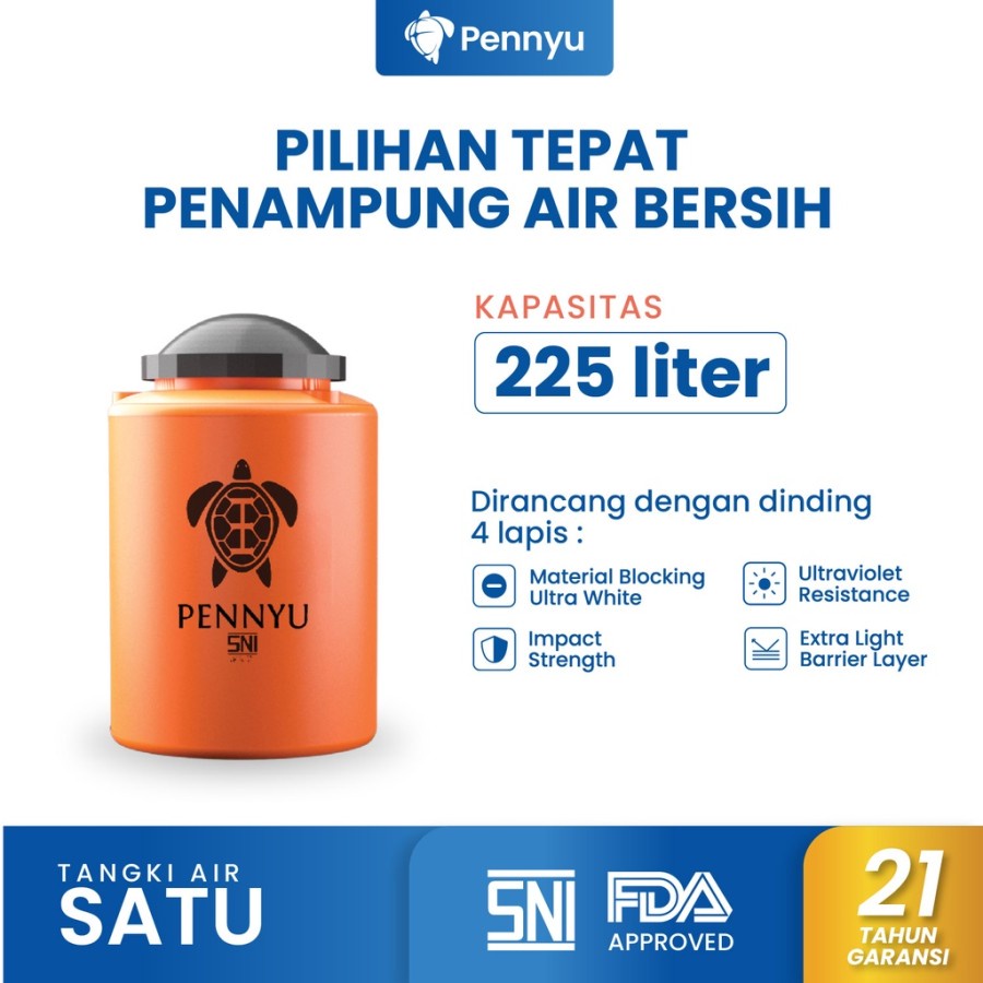 TOREN TANGKI TANDON WADAH PENAMPUNGAN AIR TOREN PENYU 225 320 550 720 840 1200 2200 3300 5500 10500 LITER