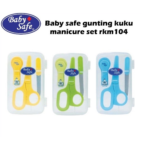 Gunting Kuku Bayi Anak Baby Safe RKM104 Manicure Set